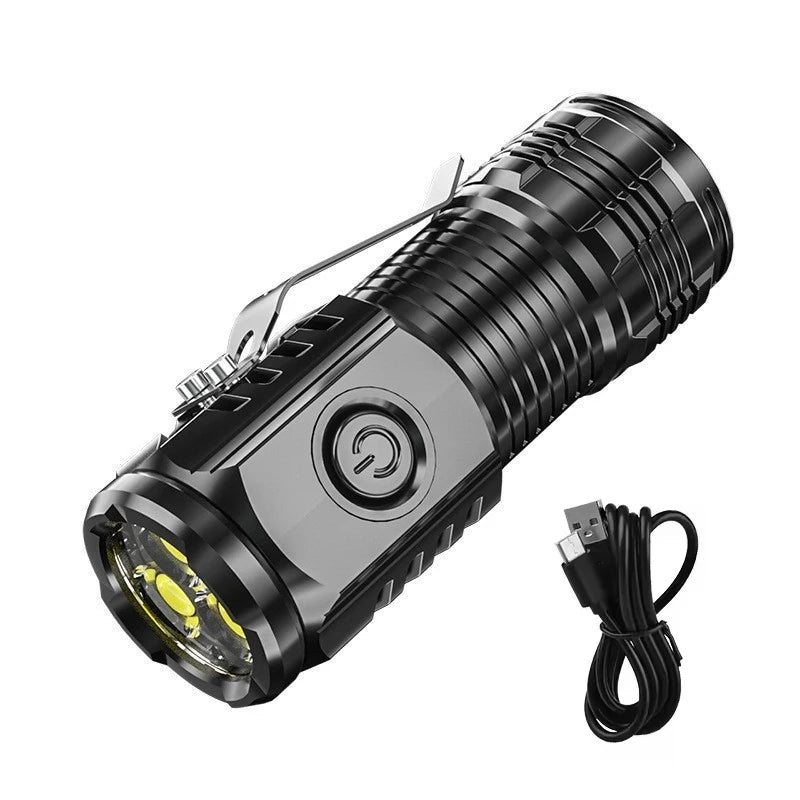 Mini Linterna LED Recargable Súper Brillante