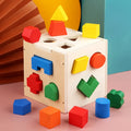 Caja Montessori de Clasificación de Formas Geométricas de Madera