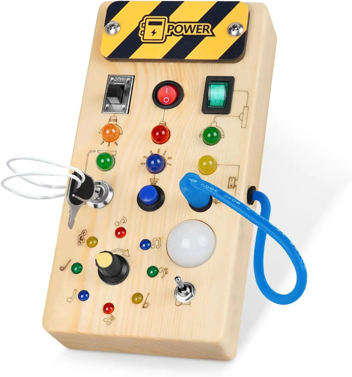 Tablero Ocupado Montessori con Luces LED