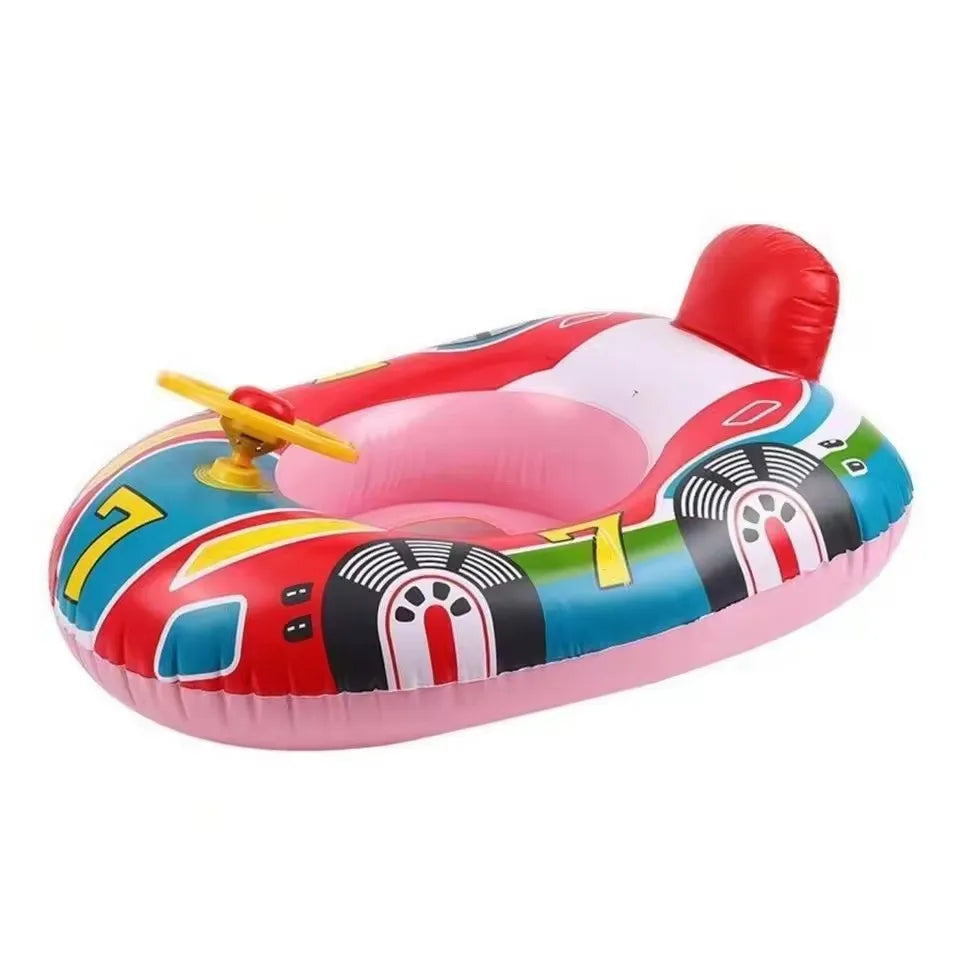 Flotador Inflable para Piscina con Asas de Seguridad - Bebé