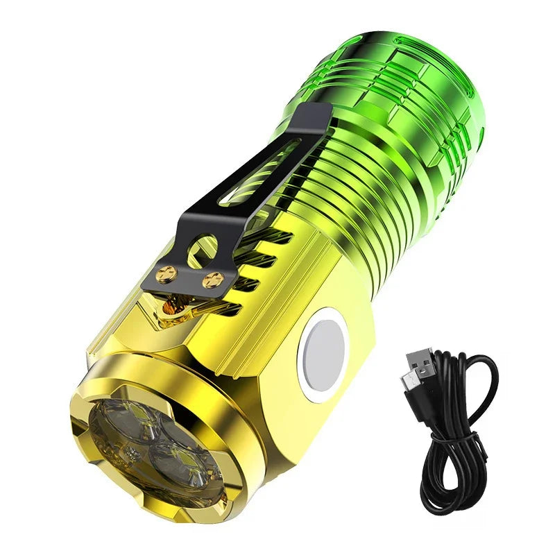 Mini Linterna LED Recargable Súper Brillante