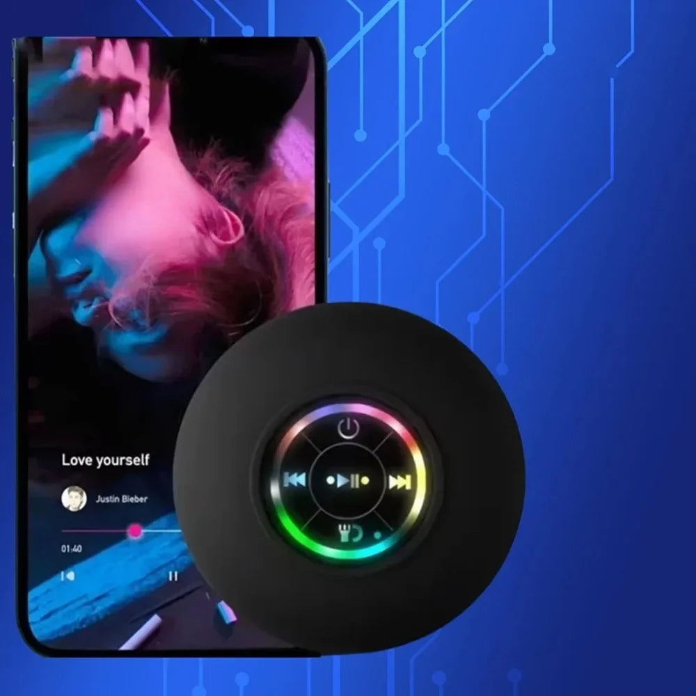 Mini Parlante Bluetooth con Ventosa para Ducha