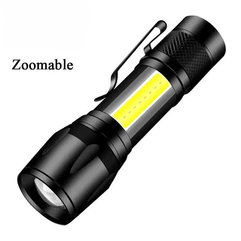Mini Linterna LED Recargable Súper Brillante