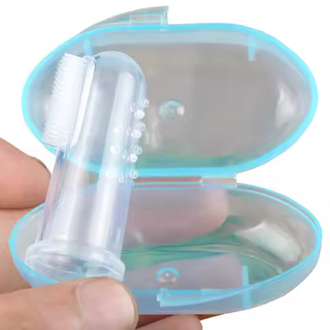 Cepillo dental de dedo silicona