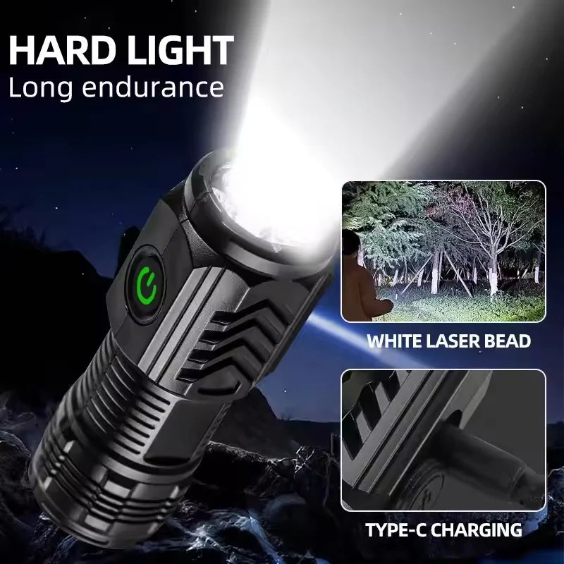 Mini Linterna LED Recargable Súper Brillante
