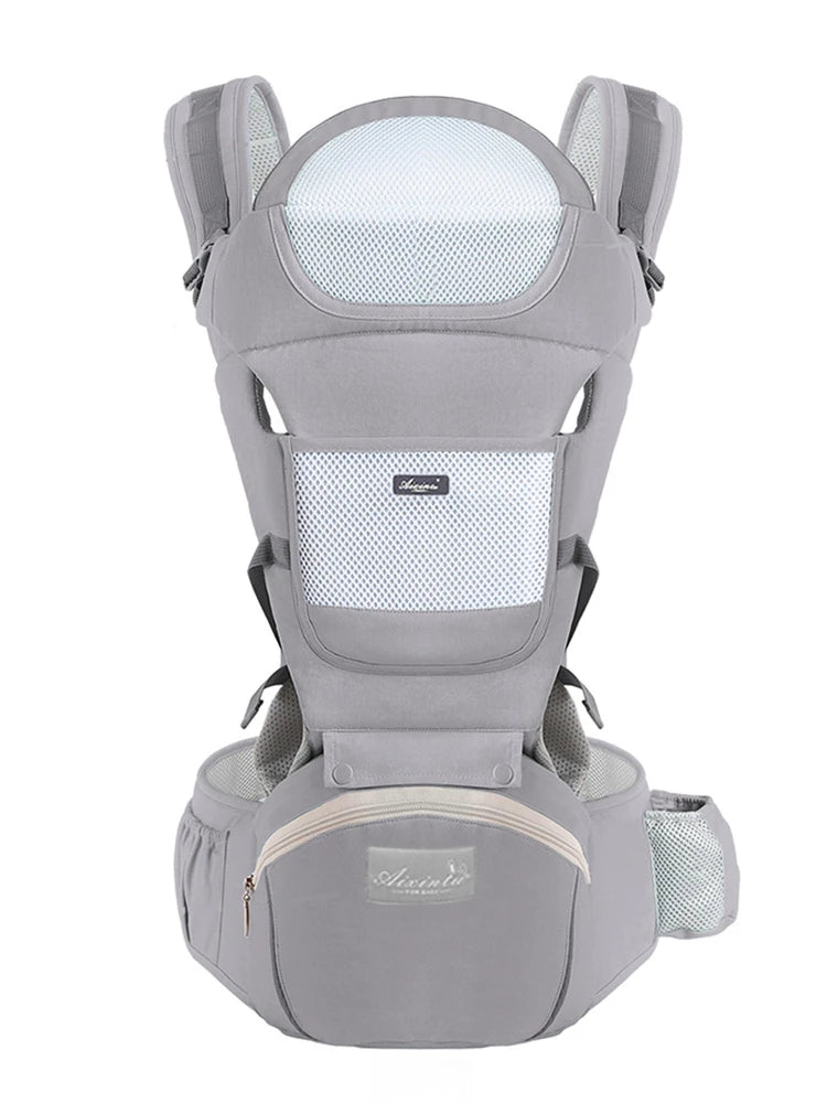 Portabebés ergonómico tipo taburete de cintura